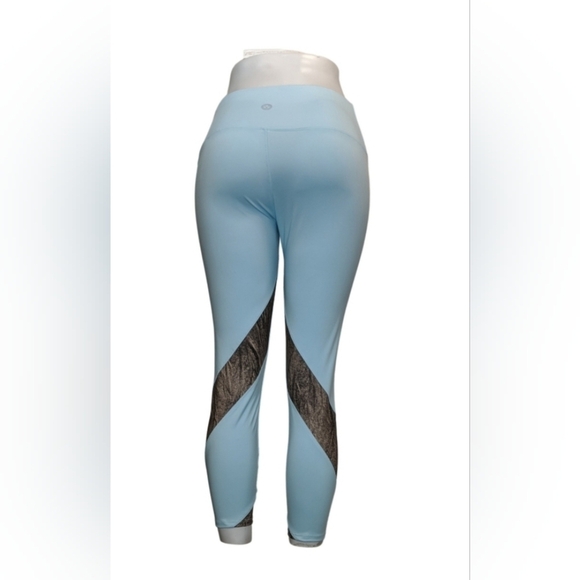 Soulgani Active California Soul Twin Love Light Blue Leggings Size Small - Picture 3 of 6